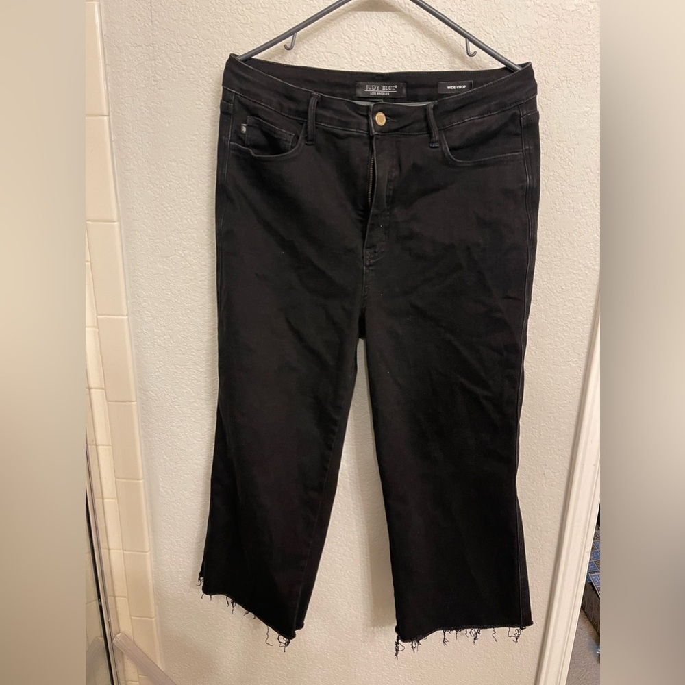 Judy blue wide leg crop